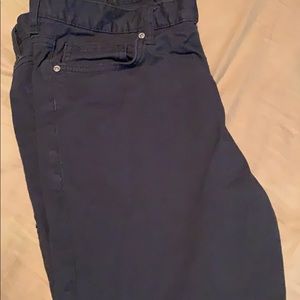 Gray slim fit pants